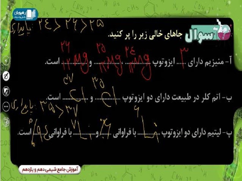 آموزش جامع شیمی پایه دهم؛ شیمی با استاد مهدی صالحی راد امتیازدهی 5.00 از 5 در 1ا